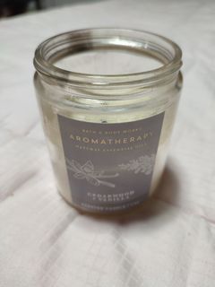 Bath and Body Works Aromatherapy Cedarwood Vanilla Single Wick