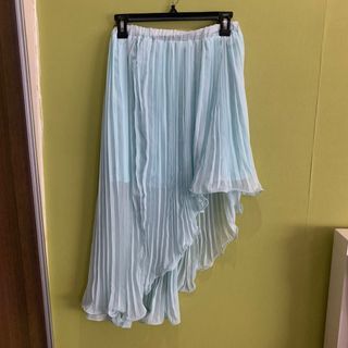 Blue Electric Pleats skirt