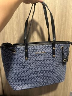 MK Blue Tote Bag - can fit 16 inches