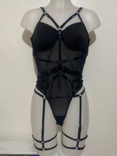 Bnew sexy caged lingerie set gothic grunge