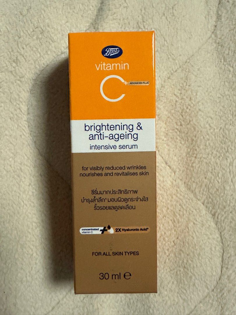 Boots vit C brightening anti-ageing intensive serum, Beauty