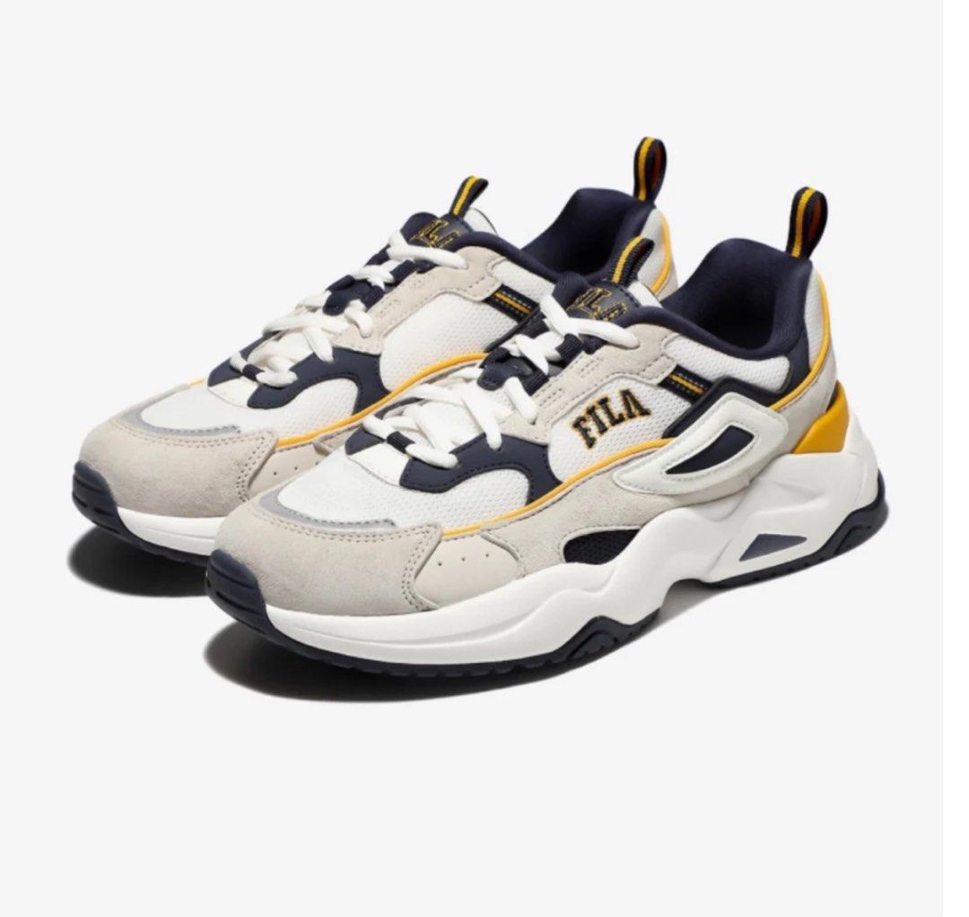 Fila white yellow blue clearance