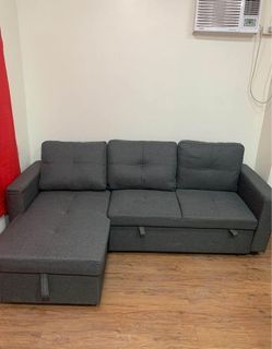 BRAND NEW L SHAPE SOFA PULL OUT BED WITH STORAGE
