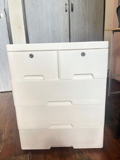 Brand New White 50CM- 4 Layer Cabinet