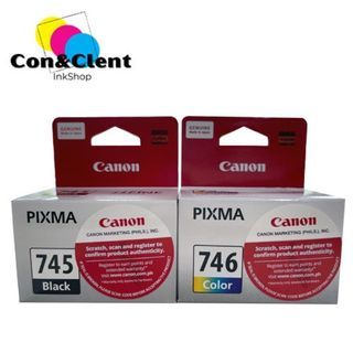 Brandnew Canon Ink Cartridge 745 black at 746 colored