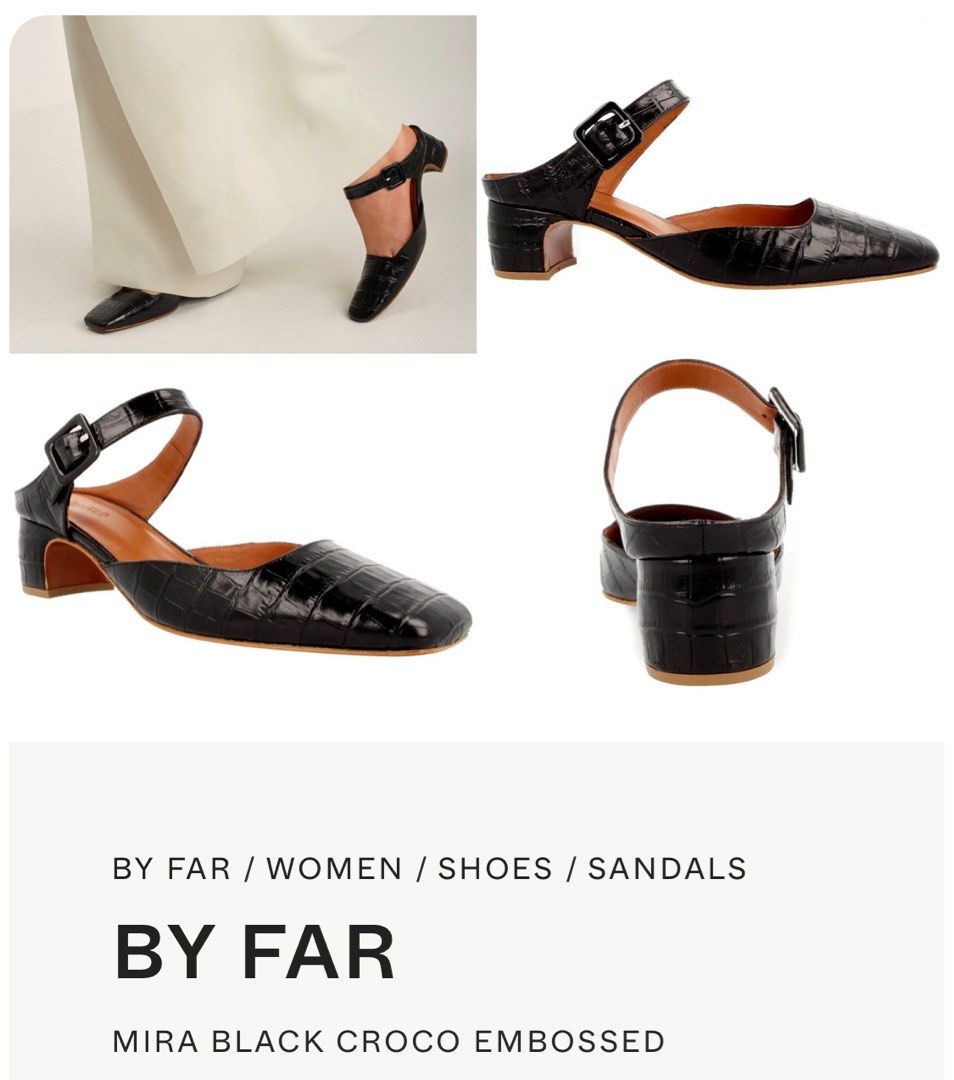 By Far Mira Croc sandals brand new size 38 price negotiable Carousell