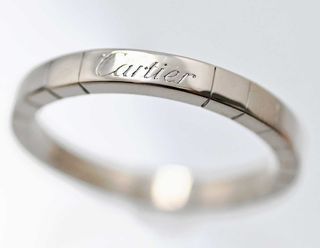 Cartier 750WG White Gold Raniere Ring No. 63