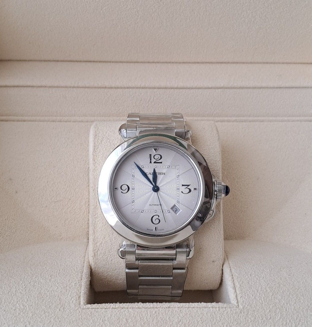 Cartier Pasha 41mm (Category: Luxury Watches) located in Mandaluyong City. Submitted by 88nac (Listing ID 1301043281, Image 1). Description: 2020 Cartier Pasha Cartier Pasha 41mm 2020 - Foreign AD 8 year warranty extended With box and warranty card 9.8/10 condition Wspa0009 Way below SRP PM for inquiries.