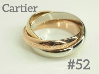 Cartier Trinity Ring 750YG/WG/PG No. 52