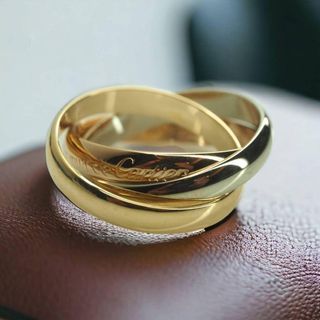 Cartier Trinity triple ring ring 750YG/PG/WG 51
