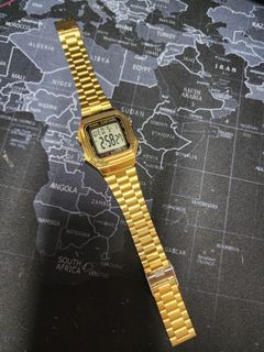 Casio Vintage A178 Watch - Gold