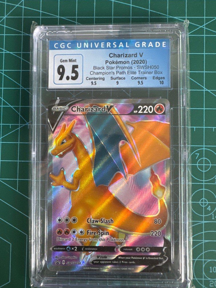 pokemon champion's path charizard v promo card Champions Full Art : Toys & Games have for your premier collection. Charizard V in a PSA