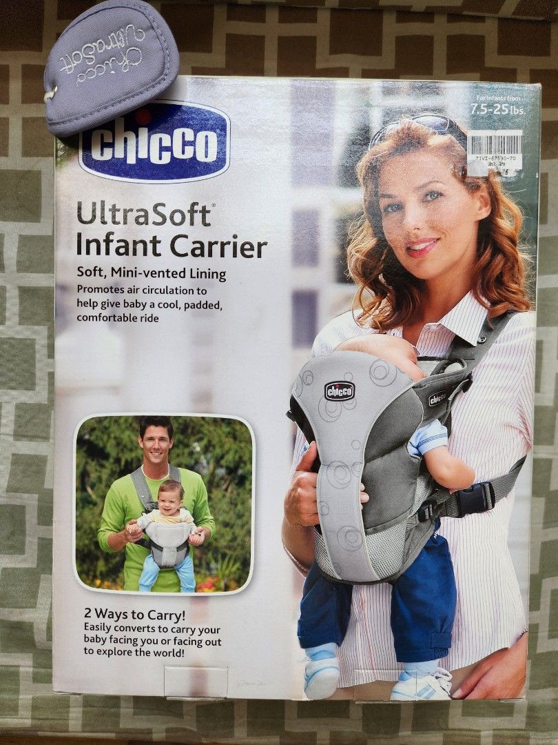 Chicco Ultrasoft Infant Carrier (Category: Carriers & Slings) located in Antipolo. Submitted by regynana (Listing ID 1300968393, Image 1). Description: Used a few times but still in very good condition. Washed before storing..
