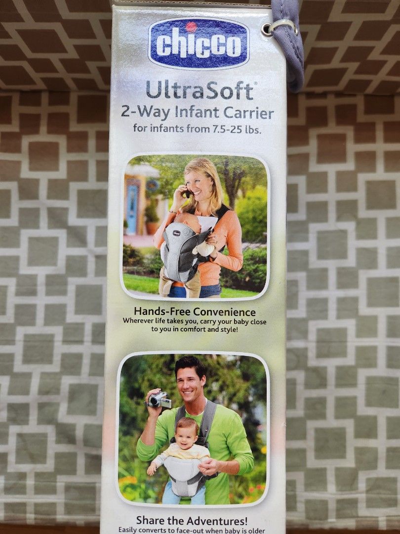 Chicco Ultrasoft Infant Carrier (Category: Carriers & Slings) located in Antipolo. Submitted by regynana (Listing ID 1300968393, Image 3). Description: Used a few times but still in very good condition. Washed before storing..