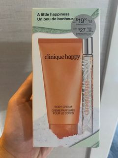 Clinique Happy Body Cream and Perfume