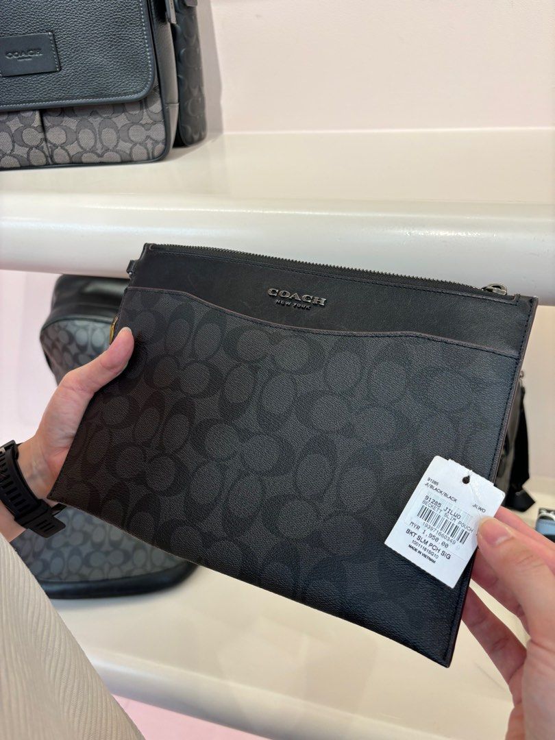 Coach beckett slim pouch new arrivals