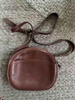 Coach leather crossbody bag