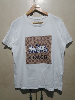 Coach New York " Horse and Carriage " White Shirt