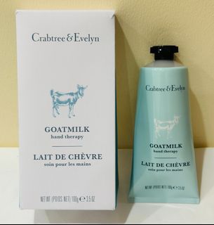 CRABTREE & EVELYN GOATMILK HAND THERAPY INTENSIVE CONDITIONING CREAM