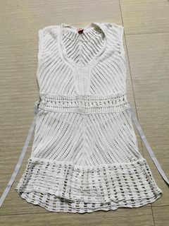 Crochet Cover up mini dress