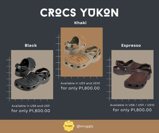 CROCS Yukon Clogs For Men
