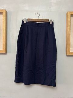 Dark Blue Pencil Skirt
