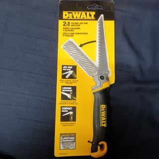 DeWALT 2 in 1 folding jab saw and rasp