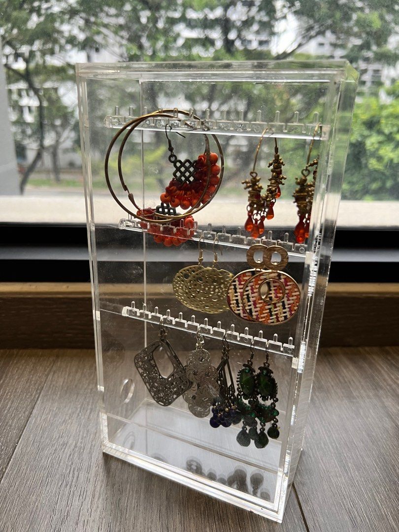 Muji Jewelry Storage Muji Earring Stand Muji Acrylic Jewelry
