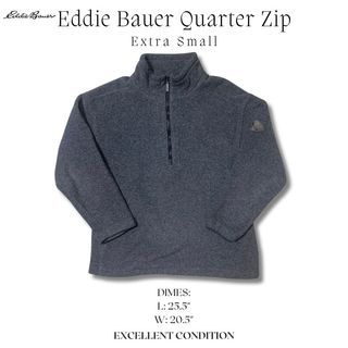 Eddie Bauer Quarter Zip Gray