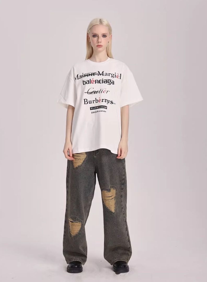 eeeeArtmonster designer parody diss tee Maison margiela cartier