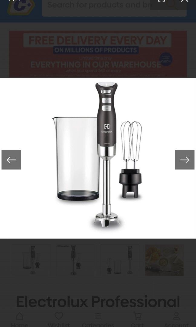 Electrolux stick blender, TV & Home Appliances, Kitchen Appliances