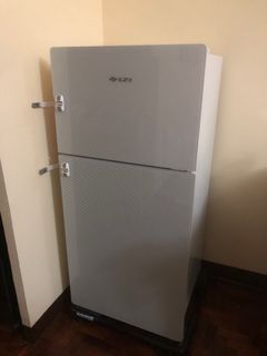 EZY EZ127 Glass Door Refrigerator (White)