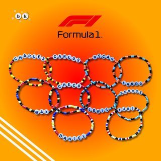 F1 • Formula 1 Beaded Bracelets