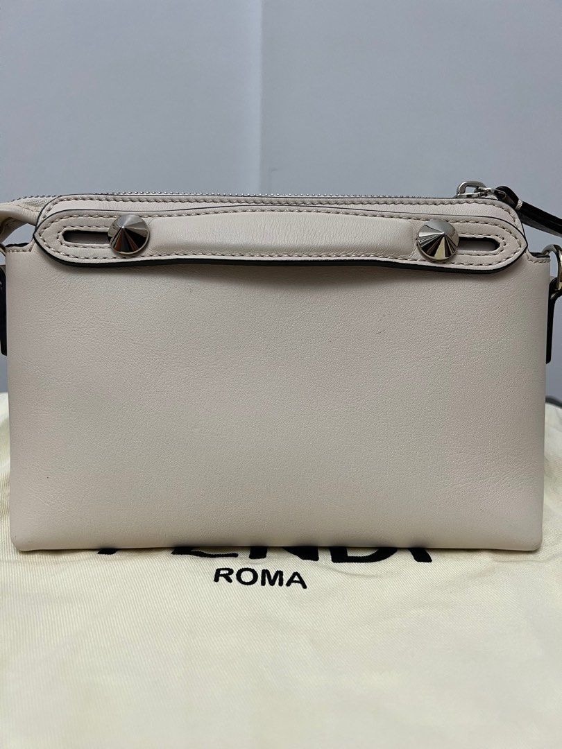 Fendi mini by the way Vitello Dolce Flower (Category: Luxury Bags & Wallets) located in Binan City. Submitted by ga_closet (Listing ID 1300971593, Image 2). Description: Comes with cards, dustbag and adjustable strap. Limited design of Fendi mini by the way. .