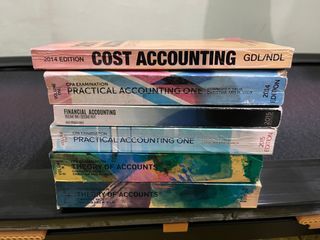 FINANCIAL ACCOUNTING AND COST ACCOUNTING BOOKS