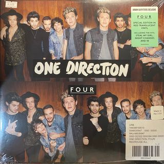 FOUR - One Direction (Limited Edition UO Exclusive Translucent Red Vinyl)