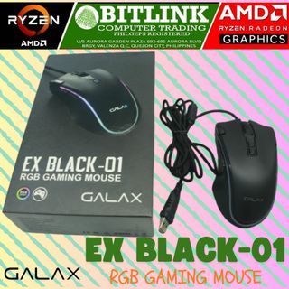 GALAX EX BLACK-01 RGB GAMING MOUSE