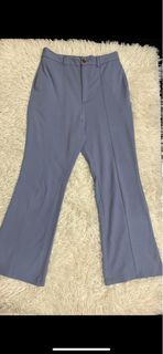 GU Blue XL flare trousers