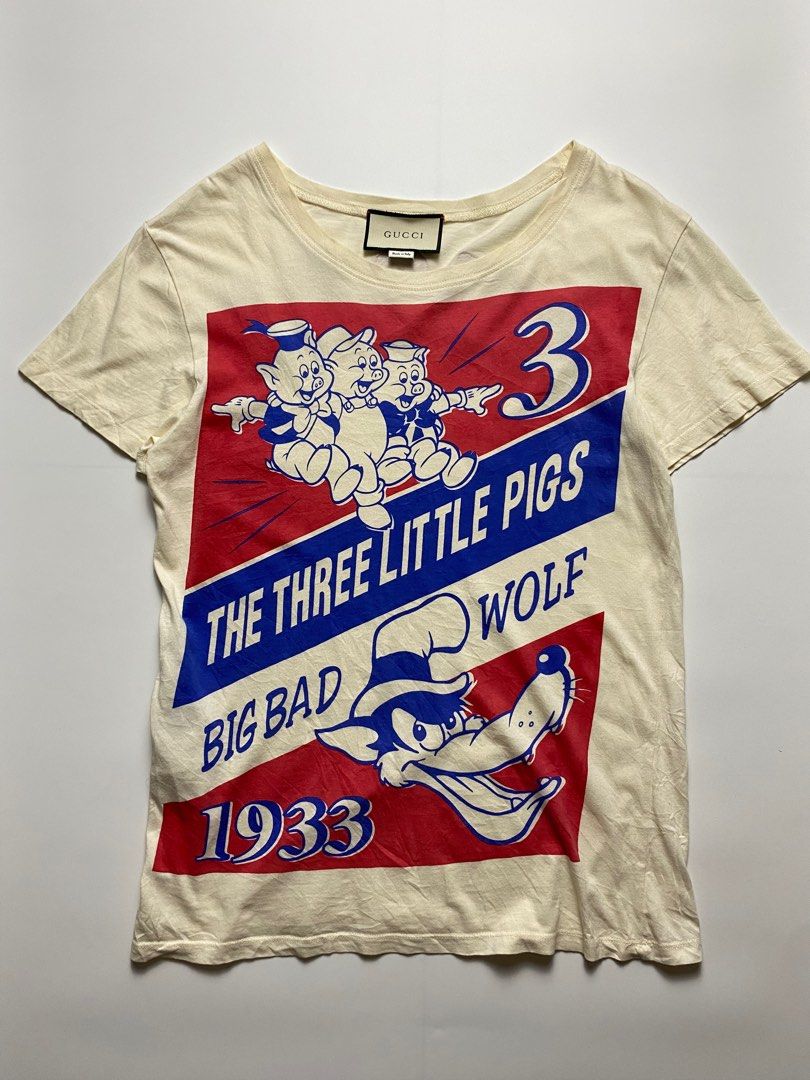 Gucci three little pigs shirt new arrivals