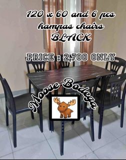 Hampas chairs and folding table sets