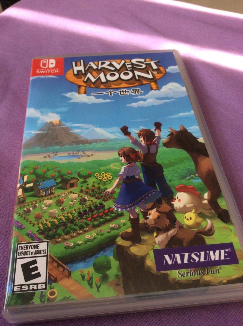 Harvest Moon One World Switch (Category: Nintendo) located in Bulacan. Submitted by zel.zel4 (Listing ID 1297483730, Image 1). Description: Harvest Moon One World English Play No issue 10/10 case parang bago Bulacan 0995 645 4329.