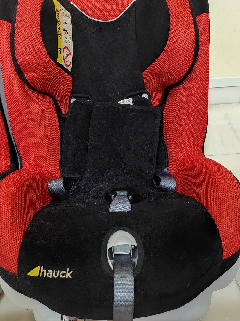 Hauck Varioguard Convertible Isofix Car Seat Black Red