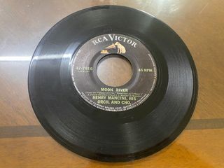 Henry Mancini - Breakfast at Tiffany’s / Moon River - Philippines Original Music Vinyl Plaka 45 - VG