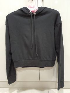 H&M Divided Pullover Hoodie in Black