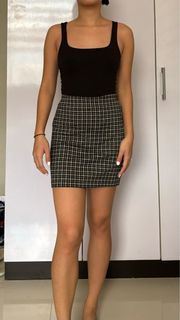 H&M Mini Plaid Skirt