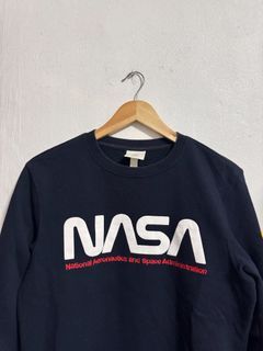 H&M NASA Navy Blue Sweatshirt