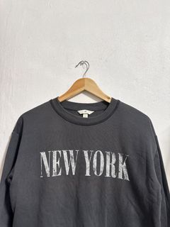 H&M NY Black Grayish Sweatshirt