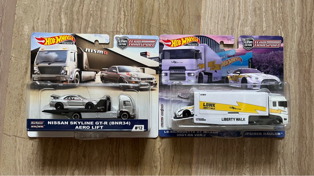 HOT WHEELS TEAM TRANSPORT NISSAN SKYLINE & LBWK, Hobbies & Toys, Toys ...