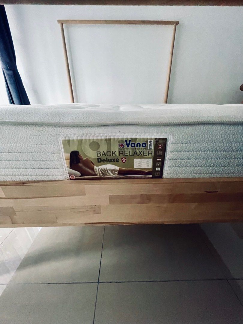 IKEA Gjora Queen Bed Frame, Furniture & Home Living, Furniture, Bed Frames & Mattresses on Carousell