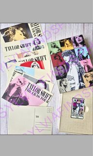 Taylor Swift THE ERAS TOUR OFFICIAL enamel pin and set of postcards (ON HAND) BRAND NEW/UNUSED Enamel Pin Post Card